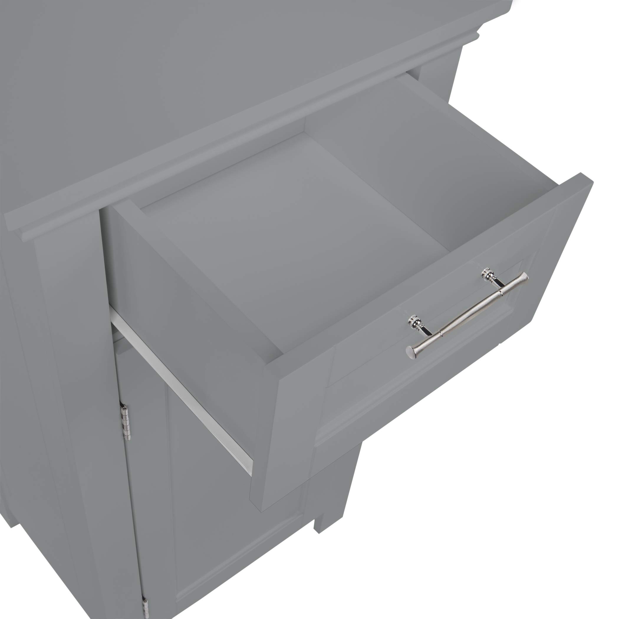 RiverRidge 06-076 Home Somerset Collection Single Door Floor Cabinet, Gray, No Size,Grey - Image 10