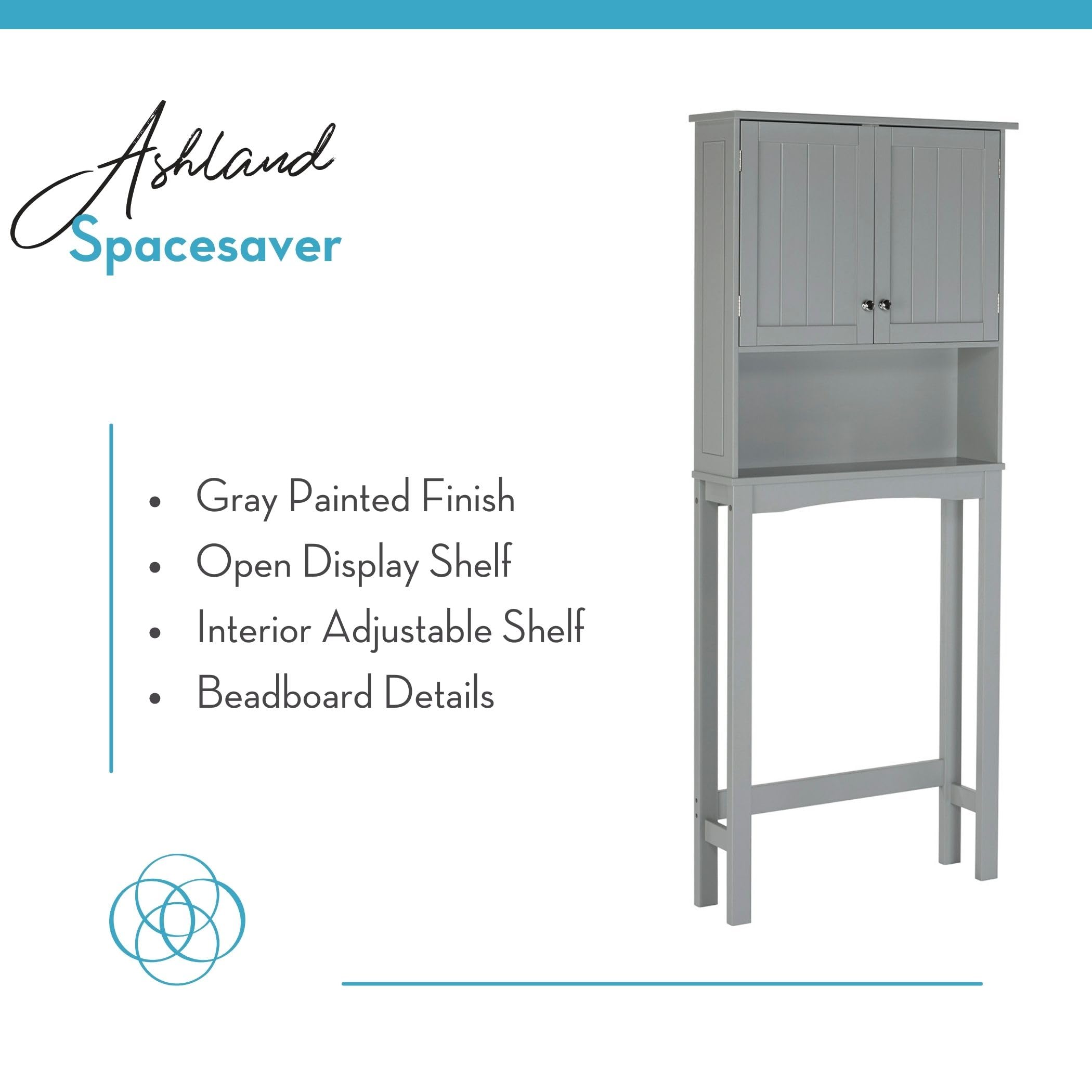 RiverRidge 06-091 Ashland Collection Spacesaver, Gray Cabinet, One-size - Image 5