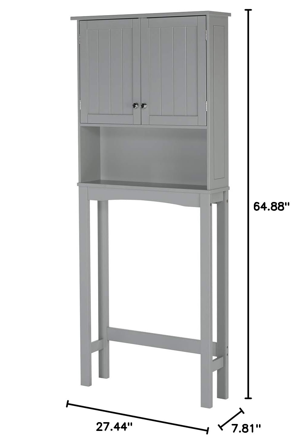 RiverRidge 06-091 Ashland Collection Spacesaver, Gray Cabinet, One-size - Image 8