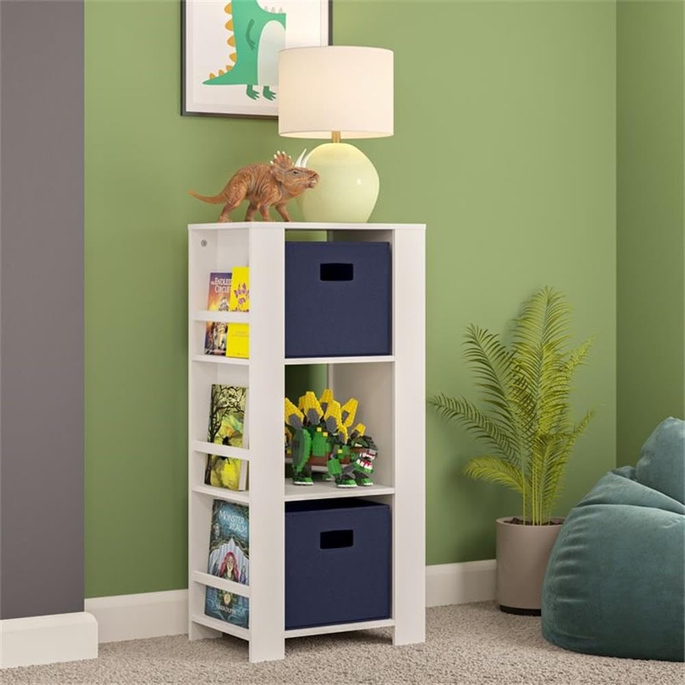 RiverRidge Book-Nook Tower Kids Bookshelf & Toy Storage Organizer with 3 Cubbies and 6 Book Racks - Toy Organizer for Playrooms and Nursery - Image 8