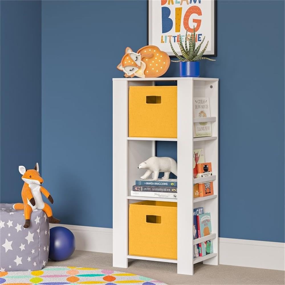 RiverRidge Book-Nook Tower Kids Bookshelf & Toy Storage Organizer with 3 Cubbies and 6 Book Racks - Toy Organizer for Playrooms and Nursery - Image 9