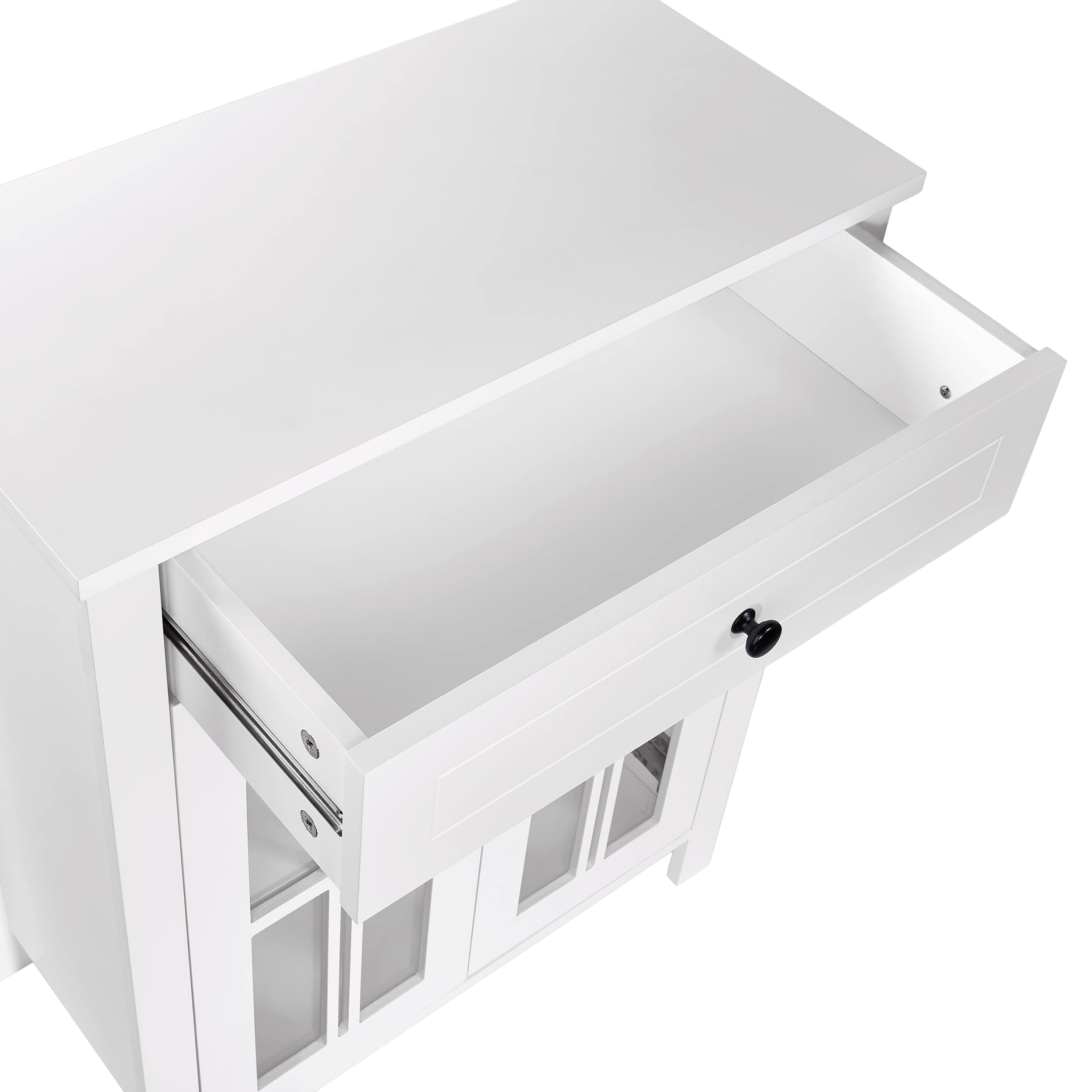 RiverRidge Danbury Two Door Floor Cabinet, White - Image 8