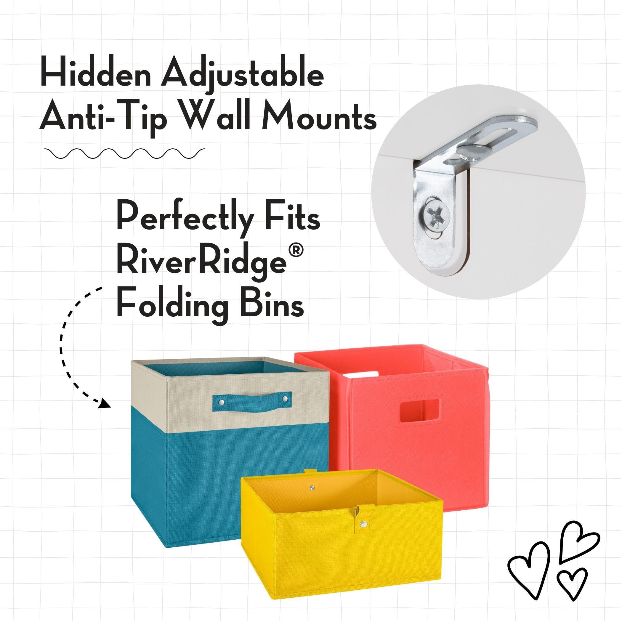 RiverRidge Kids Reading Nook and White Cubby Storage Bench with Comfy Cushioned Seat and Cubbies Toy Organizer, White - Image 6