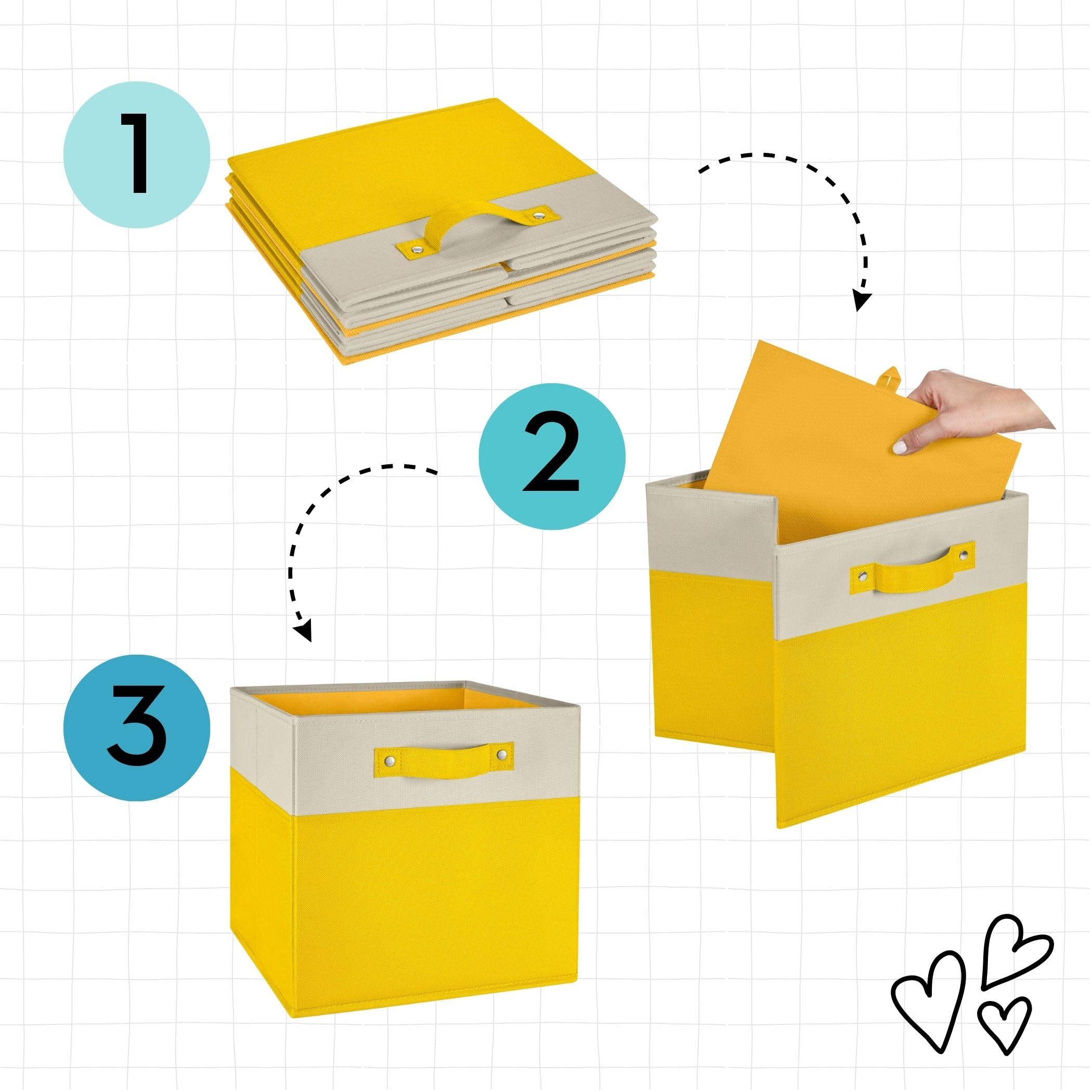 RiverRidge Kids storage bins - 10.5 Cube Storage Organizer with Handles – Olive Two-Tone closet organizers and storage for Toys, Shoes & More - Fits RiverRidge Cabinets - Image 5