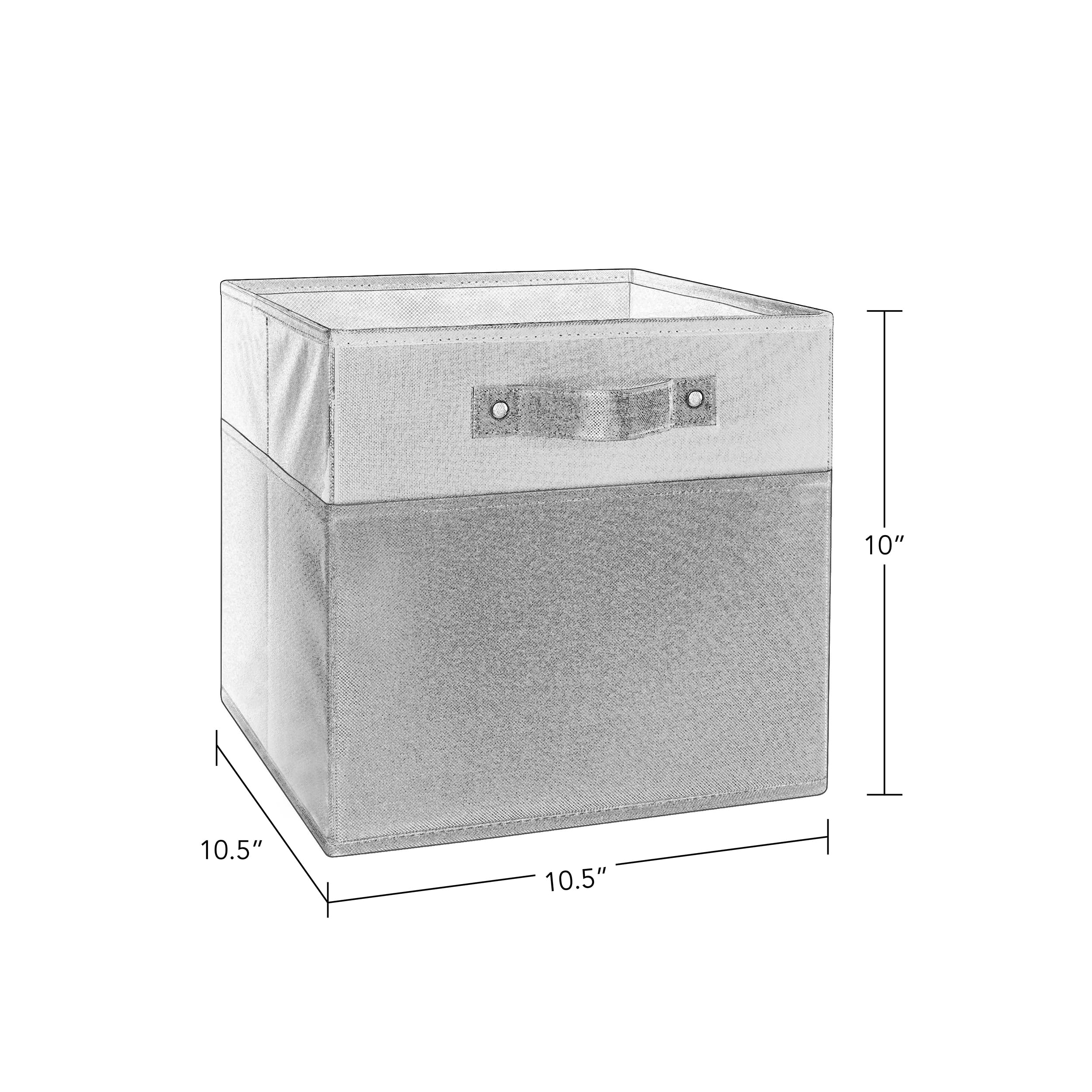 RiverRidge Kids storage bins - 10.5 Cube Storage Organizer with Handles – Olive Two-Tone closet organizers and storage for Toys, Shoes & More - Fits RiverRidge Cabinets - Image 7