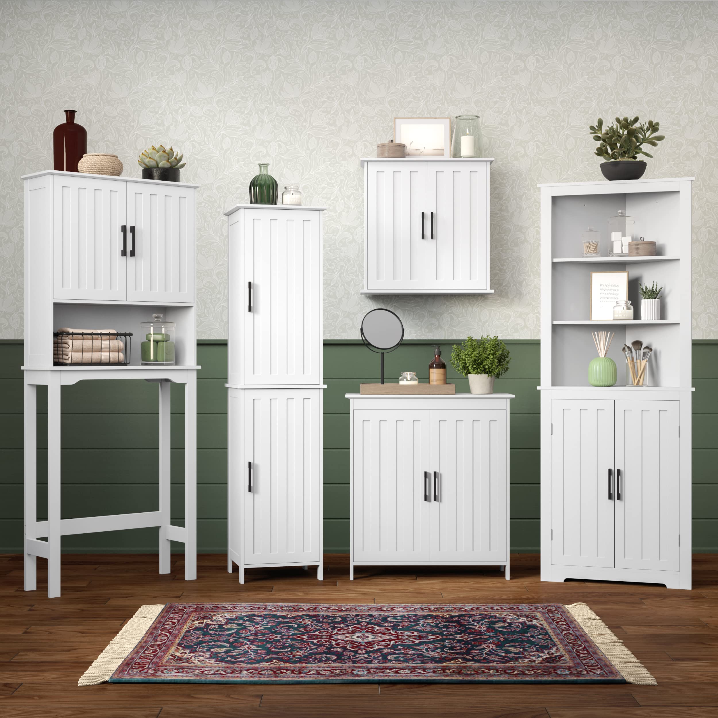 RiverRidge Monroe Cabinet with 2 Soft-Close Doors, Adjustable Shelves for Bathroom Storage - Conceal Clutter in Modern Style - Image 10