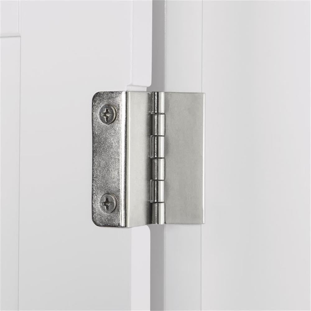 RiverRidge Somerset Corner Wall Bathroom Cabinet with an Adjustable Shelf, Inset Door, Two-Tone Handle - Space-Saving MDF Bathroom Cabinet for Toiletries - Image 9